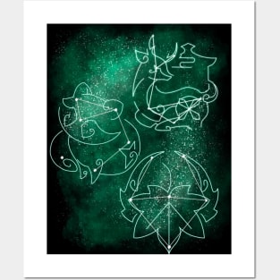 Inazuma Anemo Constellations Posters and Art